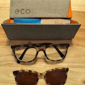 Eco Tortoise Shell Glasses Set